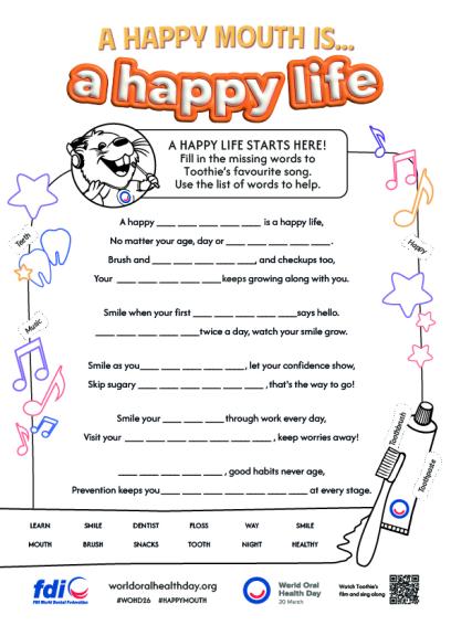 KIDS ACTIVITY SHEET 6